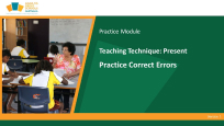 Practice Correct Errors
