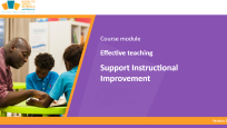 Support Instructional Improvement Support Instructional Improvement