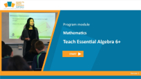 Teach Essential Algebra 6+ Teach Essential Algebra 6+